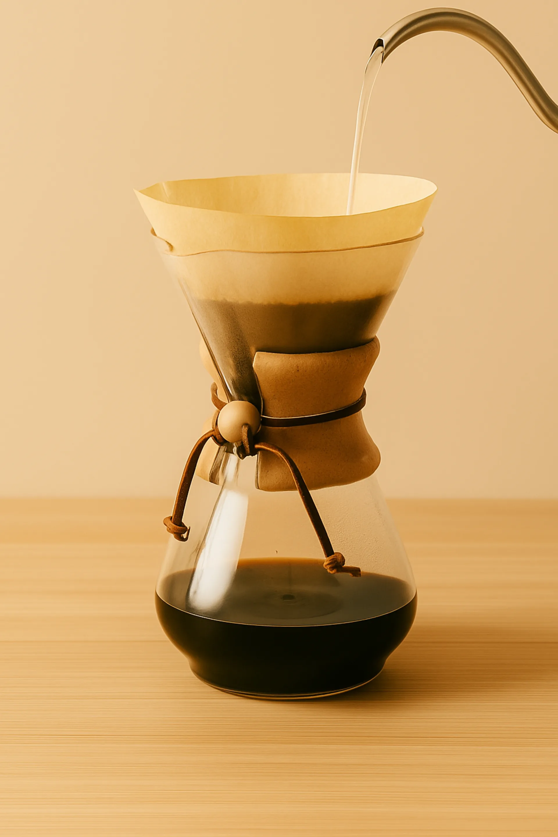 Chemex demleme tekniği görseli - Savène Coffee