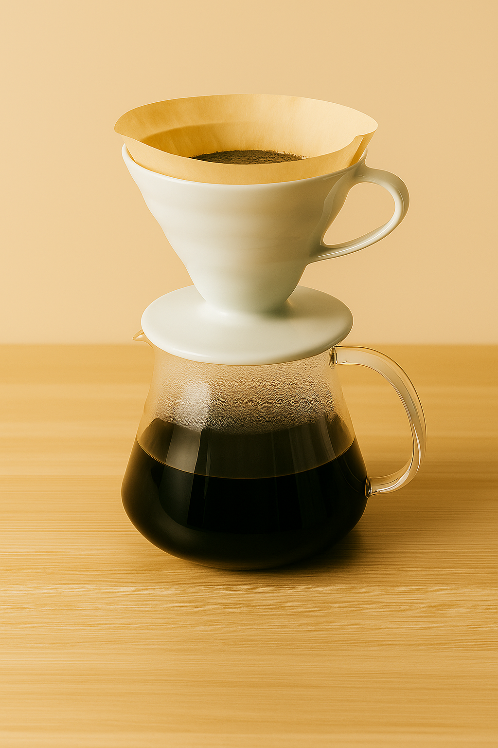 V60 Pour Over demleme tekniği görseli - Savène Coffee