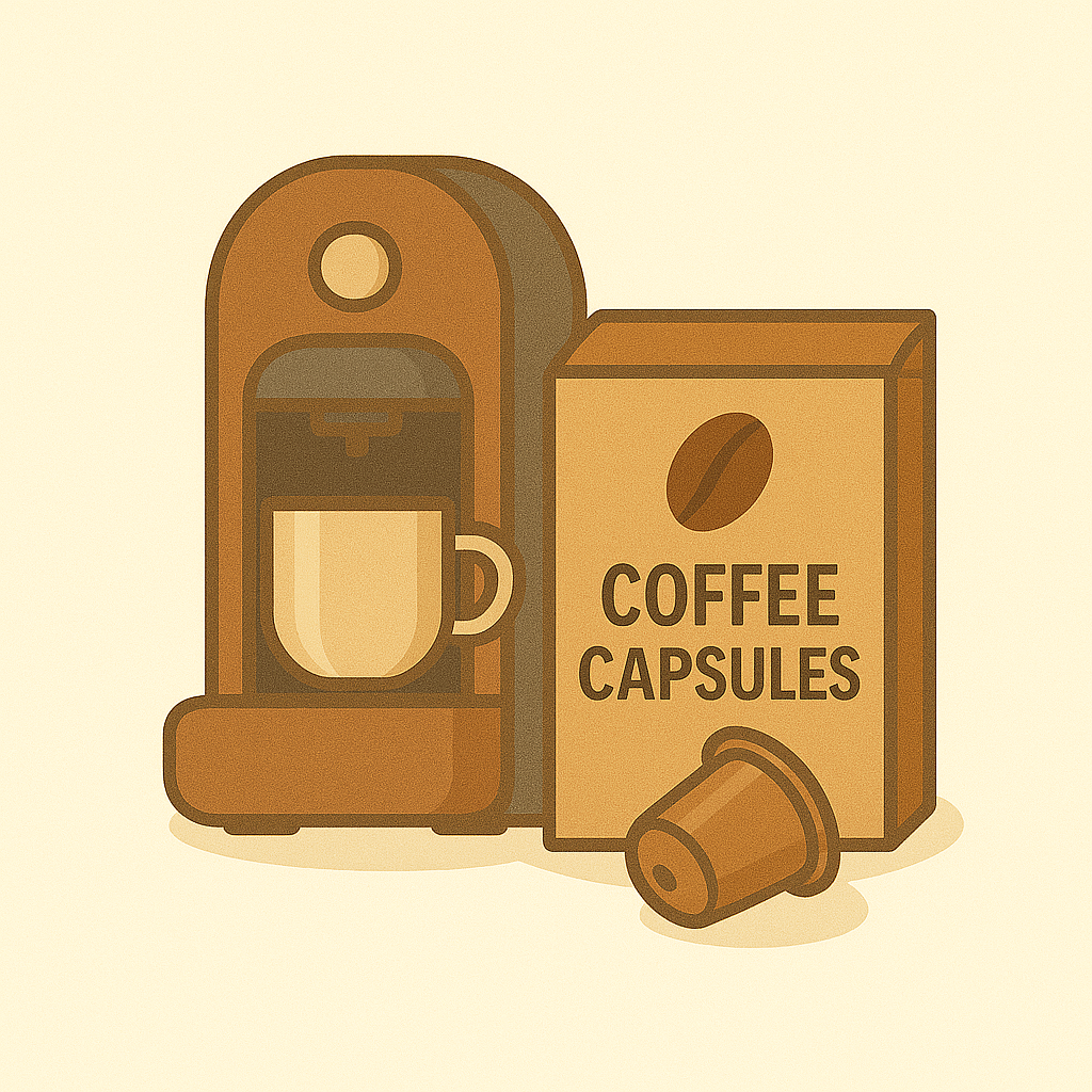 Pratik Kahve Seti – Kapsül Makine ve Kapsül Kahve görseli